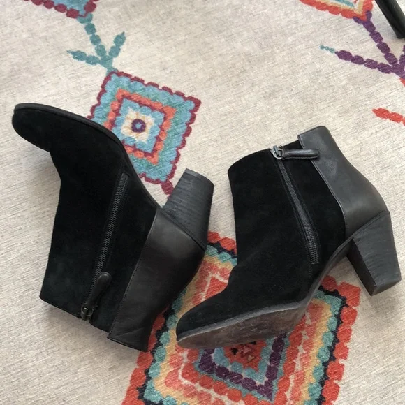 Delman Suede Ankle Boots - Picture 6 of 9